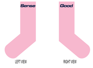 Pink Cycling Socks